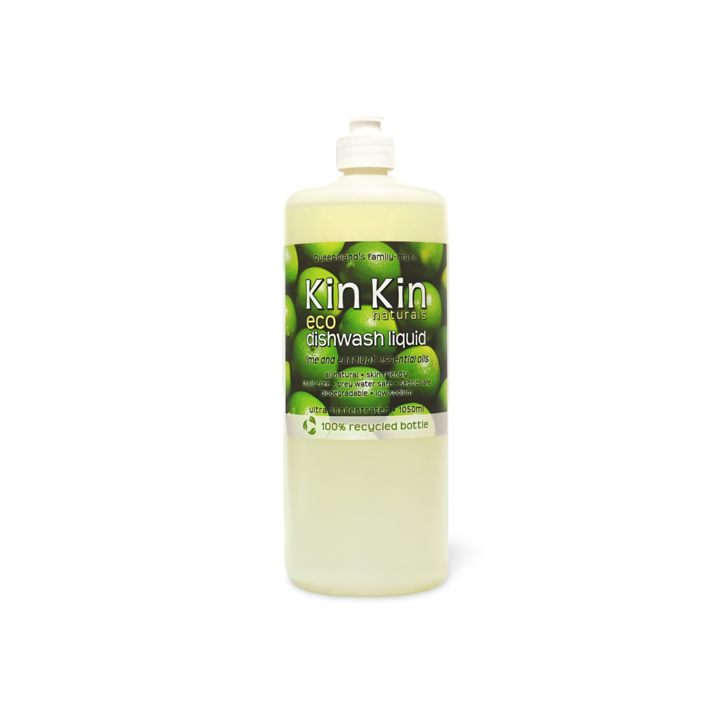 Kin Kin Naturals Eco Dishwash Liquid 1.05L - Lime & Eucalyptus