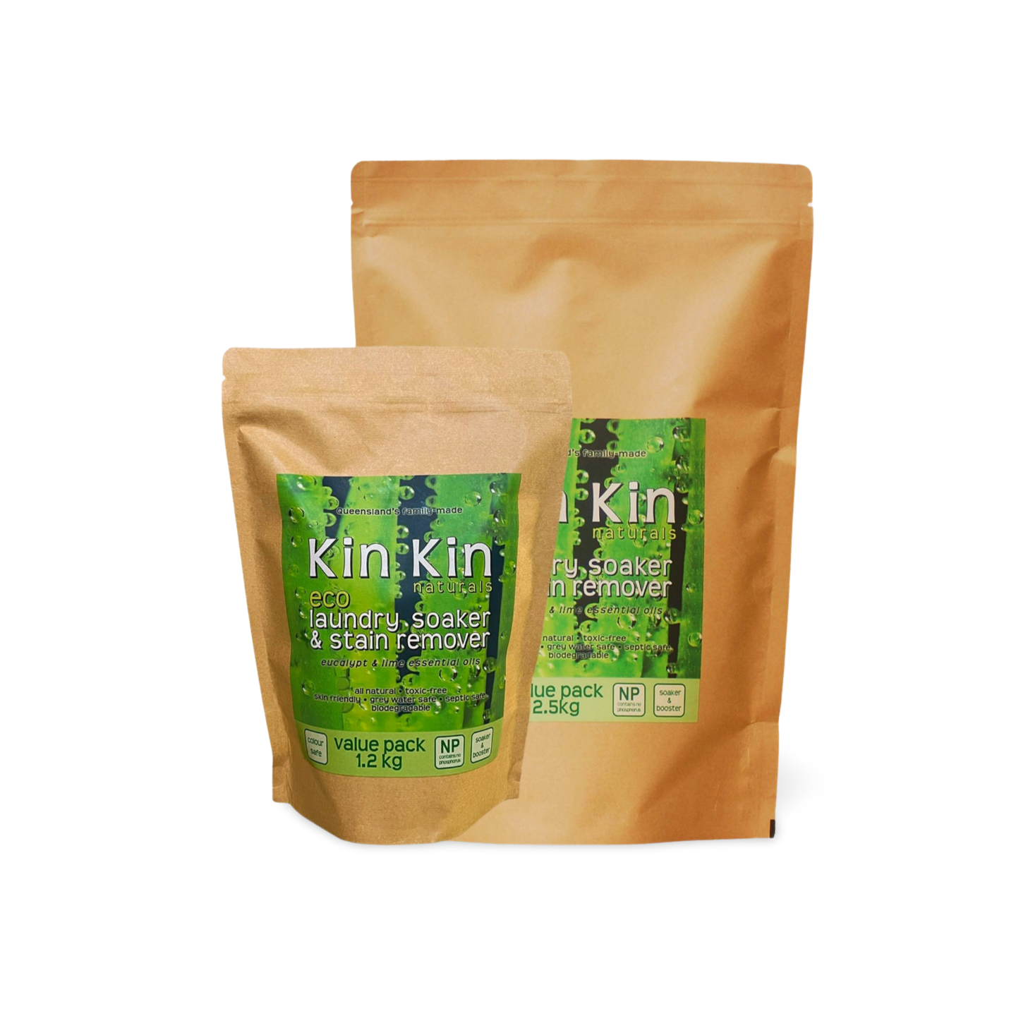 Kin Kin Naturals Laundry Soaker & Stain Remover- Eucalyptus & Lime