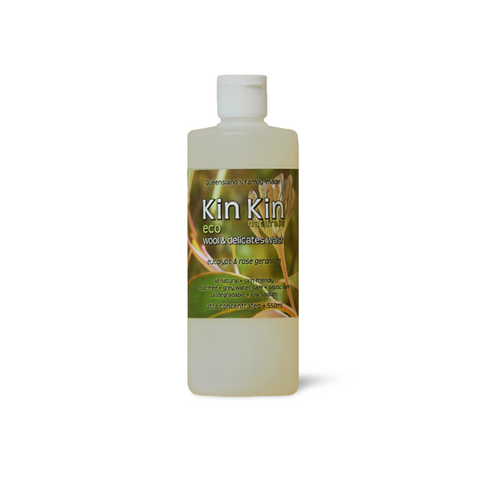 Kin Kin Naturals Eco Wool & Delicates Wash - Eucalypt & Rose Geranium